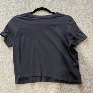 Madewell Charcoal Crop Top